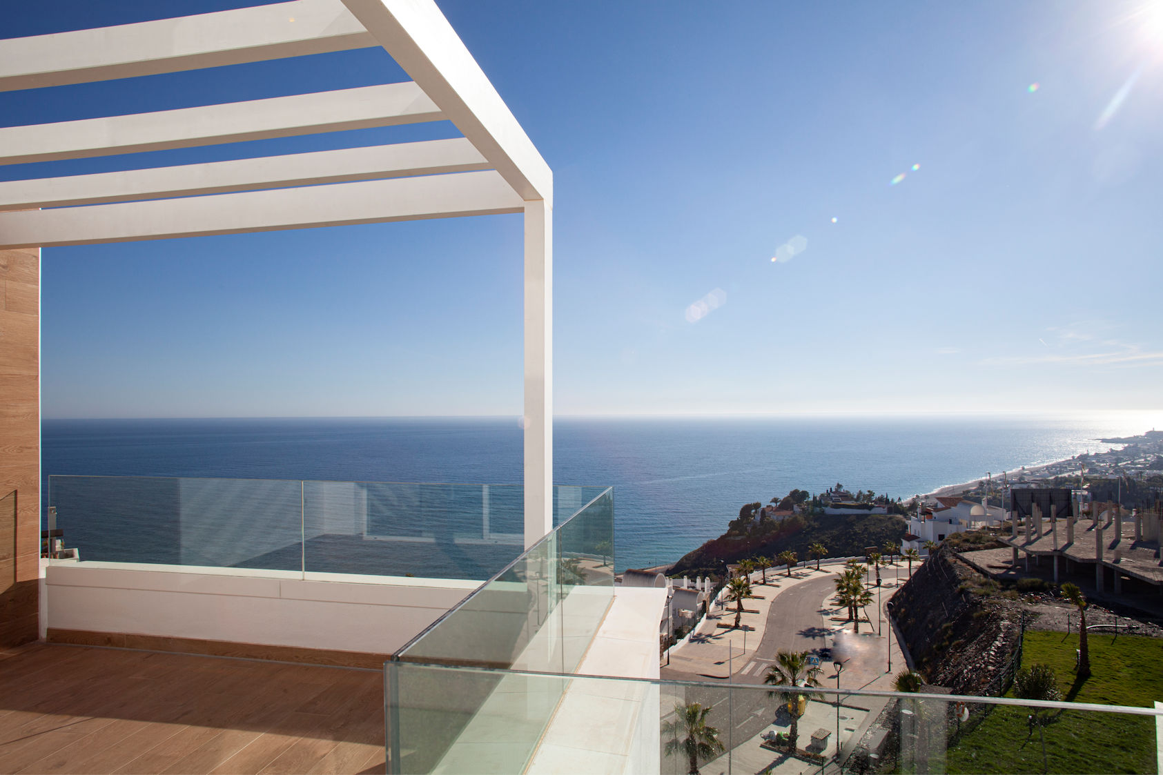 Luxury apartments under construction between Torrox Costa and Nerja


